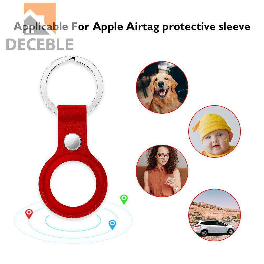 Vỏ Bảo Vệ Hộp Sạc Tai Nghe Apple Airtag Bằng Da Pu Có Móc Khóa | BigBuy360 - bigbuy360.vn