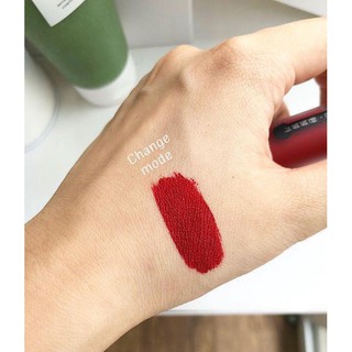 son kem 3CE soft lip lacquer mã CHANGE MODE (màu đỏ lạnh)