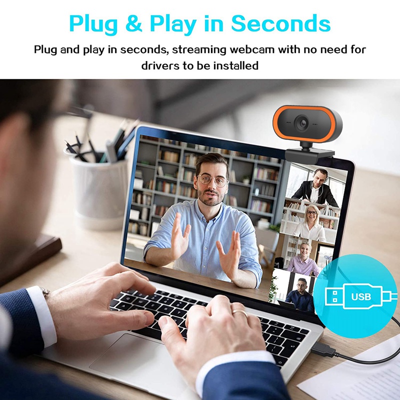 Webcam Usb 2k Có Đèn Và Micro Cho Máy Tính | BigBuy360 - bigbuy360.vn