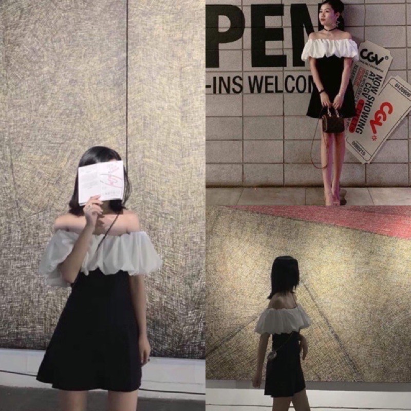 [Mã FAGREEN1505 giảm tới 30K đơn 99K] ĐẦM RINGELA TRỄ VAI | BigBuy360 - bigbuy360.vn