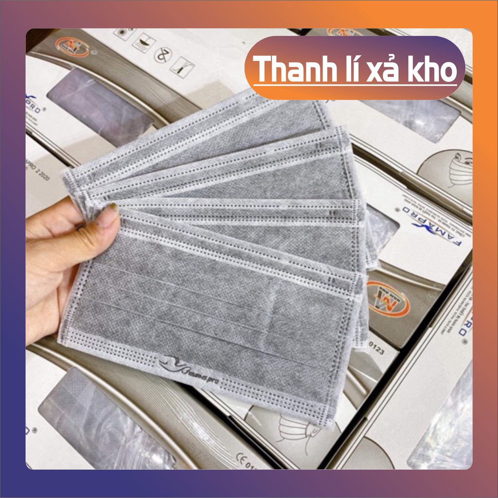 [RẺ VÔ ĐỊCH] Hộp Khẩu Trang Y Tế 50 Chiếc Hàng 4 Lớp Kháng Khuẩn Ngăn Ngừa Vi Khuẩn,Khói Bụi Độc Hại.HÀNG CÓ SẴN