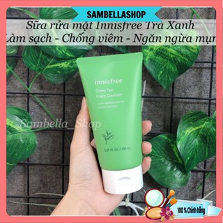 [Mẫu  mới 2019] Sữa rửa mặt trà xanh Innisfree hàng xách tay chính hãng