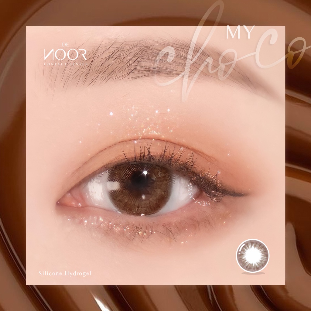 My Choco - Lens Mắt Nâu Choco Tự Nhiên, Baby - Lens Cho Mắt Thở - Bảo Hành 2 Tuần - Chính Hãng Hàn Quốc
