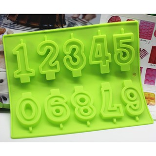 Khuôn silicone làm đá, xà phòng hình kĩ thuật số