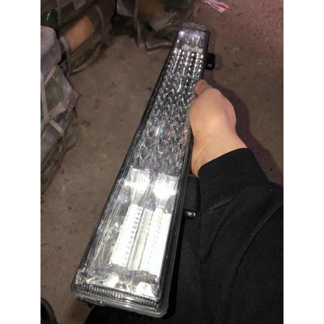 Led 3 hàng 50cm trắng led ô tô xe máy tàu bè