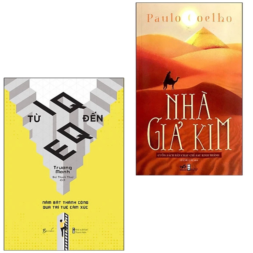 Sách Combo 2 Cuốn:  Nhà Giả Kim + Từ IQ đến EQ – nắm bắt thành công qua trí tuệ cảm xúc