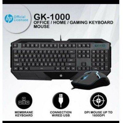 Bàn phím MOUSE GAMING HP GK1000