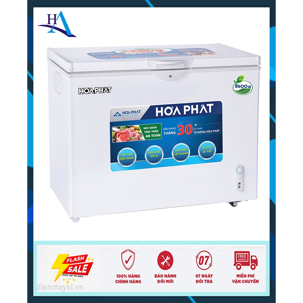 Tủ đông Hòa Phát 252L HCF 516S1Đ1 (Miễn phí giao tại HCM-ngoài tỉnh liên hệ shop)