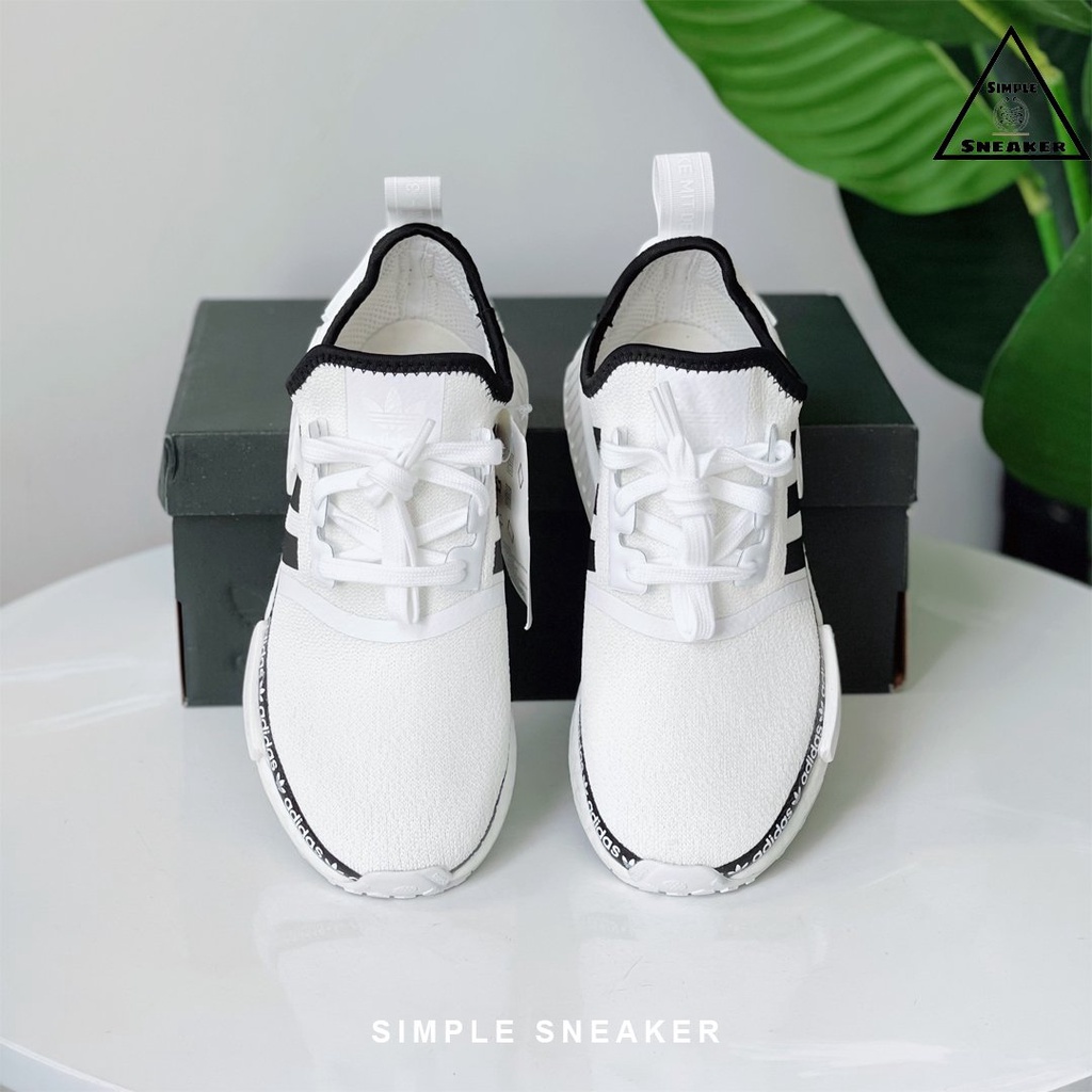 Giày Adidas NMD Auth Hàng Chính HãngGiày Sneaker Thể Thao Adidas NMD R1 Cloud White [FV7306] - Simple Sneaker