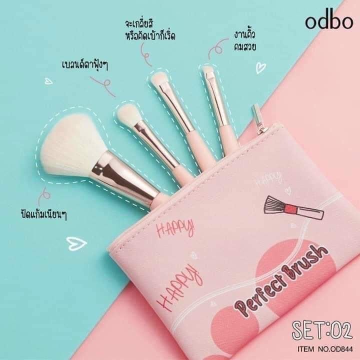 BỘ CỌ 4 CÂY ODBO PEFECT BLUSH OD844 CHÍNH HÃNG (TẶNG KÈM TÚI ĐỰNG) - 8432