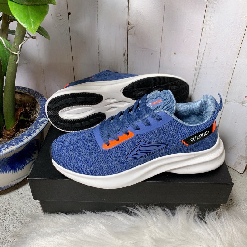 Giày thể thao nam sneaker Wanno blue xanh dương mới 2022 689