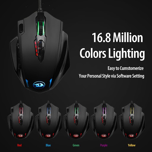 Chuột Gaming Redragon M908 12400 Dpi