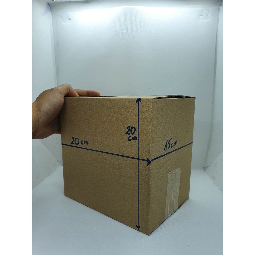 Hộp carton nhỏ gói hàng 20x15x20