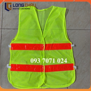Áo bảo hộ lao động phản quang, áo lưới phản quang công trình