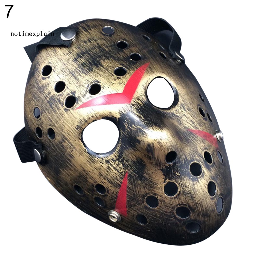 NAME Halloween Party Mask Jason Voorhees Friday Costumes Horror Movie Cosplay Props