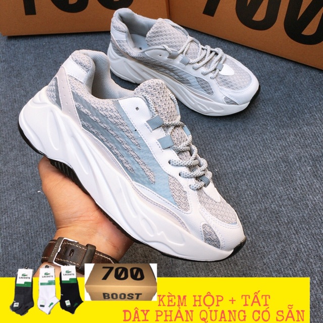[ TẶNG QUÀ 50k lọ tẩy + tất ,hộp] giày thể thao yz 700 phản quang | WebRaoVat - webraovat.net.vn