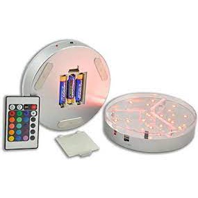 Đèn Led sử dụng pin. 6inch LED light base