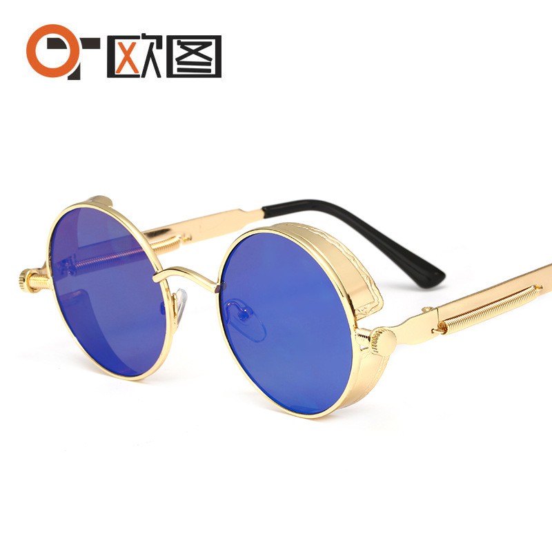 Kính mát có gọng tròn phong cách độc đáo thời trang 2518