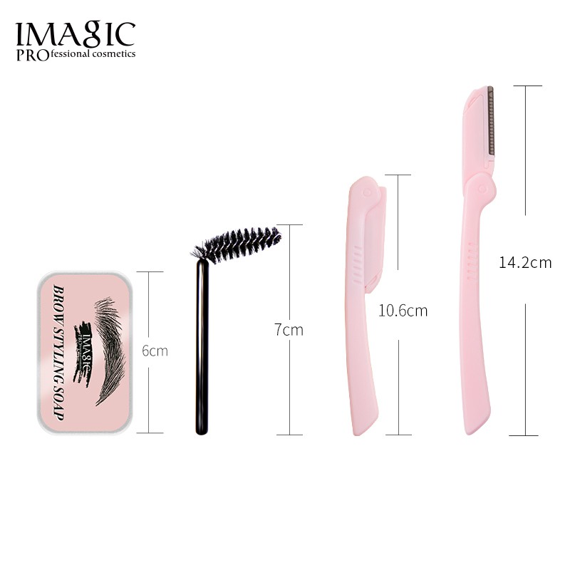 Bộ gel kẻ mày IMAGIC EY-342-XMD 3D + dao tỉa tiện dụng