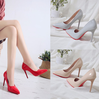 Giày Cao Gót Da Mũi Nhọn Thời Trang Cho Nữ