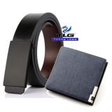 Bộ Đôi Ví Da Nam 439 1+ Dây Lưng Nam Da Cao Cấp Đồ Da Thành Long TLG 867 21 Tặng móc khóa da thật K 550