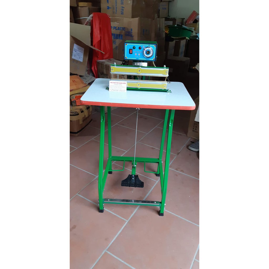 Máy Hàn Miệng Túi Dập Chân M5-300 Chân Cao Tân Thanh BẢO HÀNH 6 THÁNG