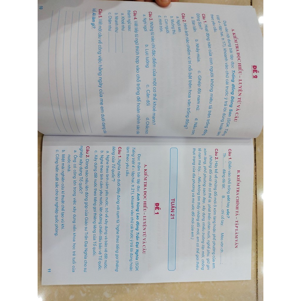 Sách - Tuyển chọn đề ôn luyên và tự kiểm tra tiếng việt lớp 4 tập 2