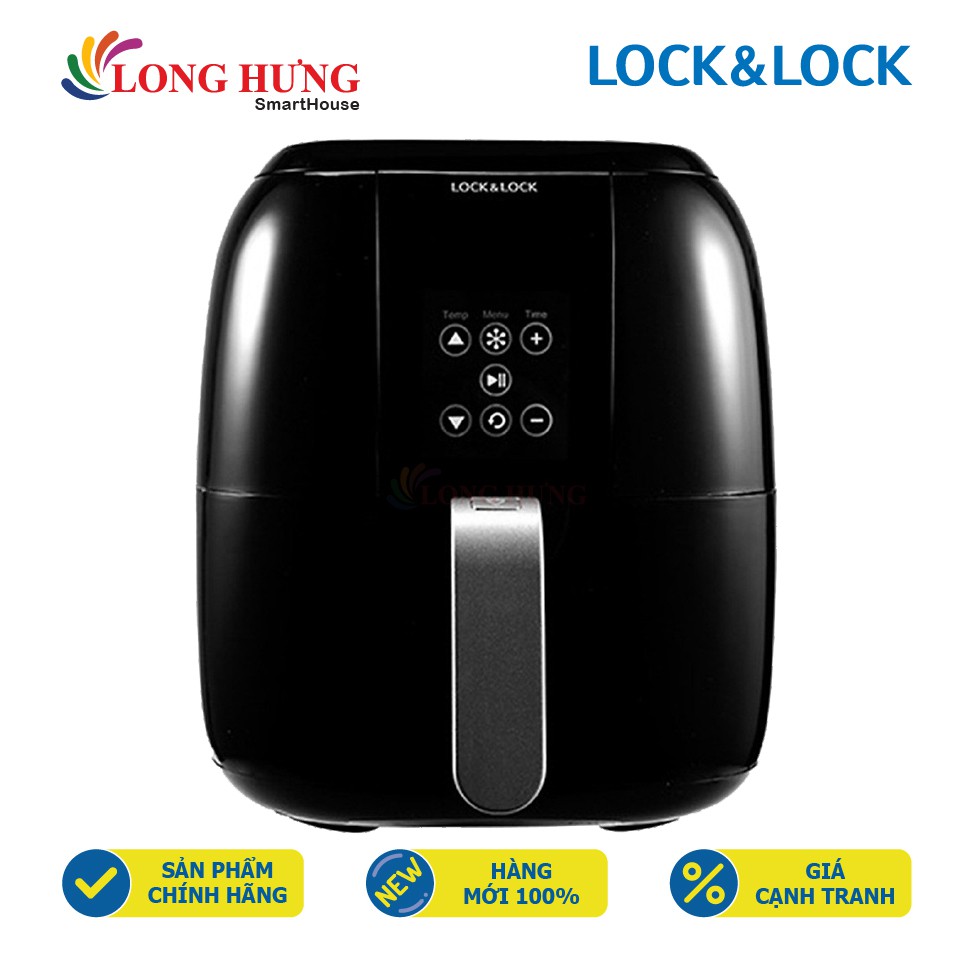 Nồi chiên không dầu điện tử Lock&amp;Lock 3.0 lít ECF-300B - Hàng chính hãng