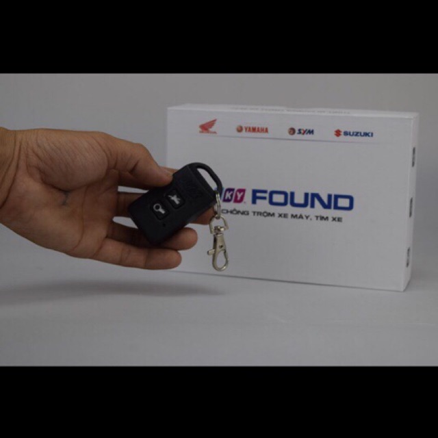 Khóa chống trộm iky có remote chính hãng