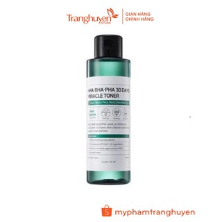 Nước hoa hồng Some By Mi AHA –BHA-PHA 30 days miracle toner
