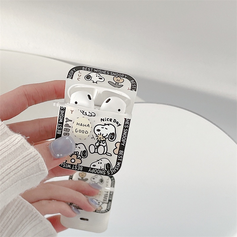 Ốp airpods - case airpods 1/2/3/Pro Snoopy