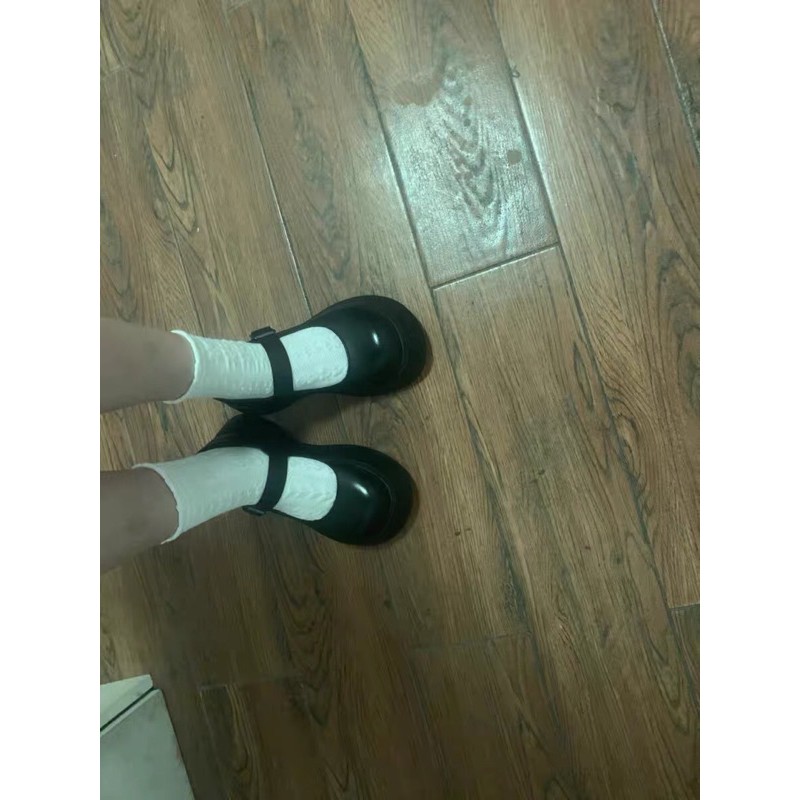 Giày Mary Jane Bít Mũi Đế Bằng Kiểu Dáng Đơn Giản Phong Cách Hàn Quốc | BigBuy360 - bigbuy360.vn