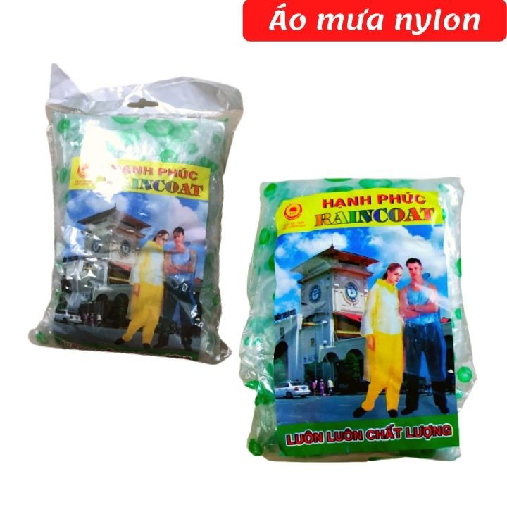 Áo mưa nylon tiện lợi - nhẹ dễ dàng mang theo- Tomchuakids