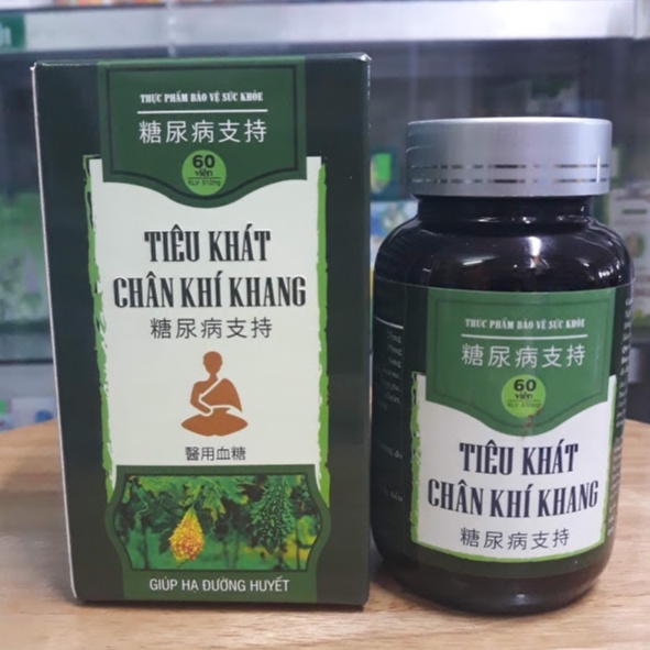 [Chính hãng] Tiêu Khát Chân Khí Khang - Giúp Hạ Đường Huyết - Hộp 60 viên