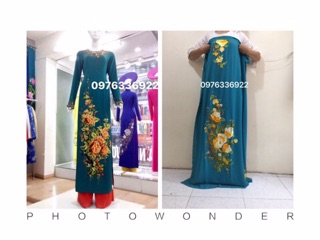Vai Ao Dai Theu Cao Cap