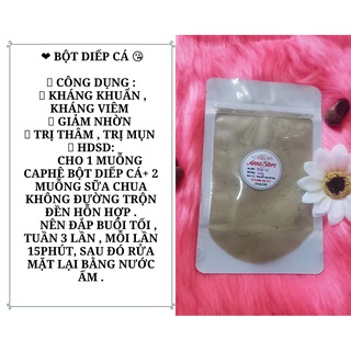 100g Bột diếp cá đắp mặt ngừa mụn sáng da