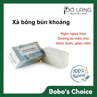 Xà bông thiên nhiên bùn khoáng dưỡng da Pơ Lang 100gr