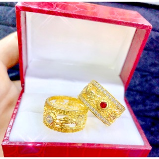 Nhẫn càn long mạ vàng