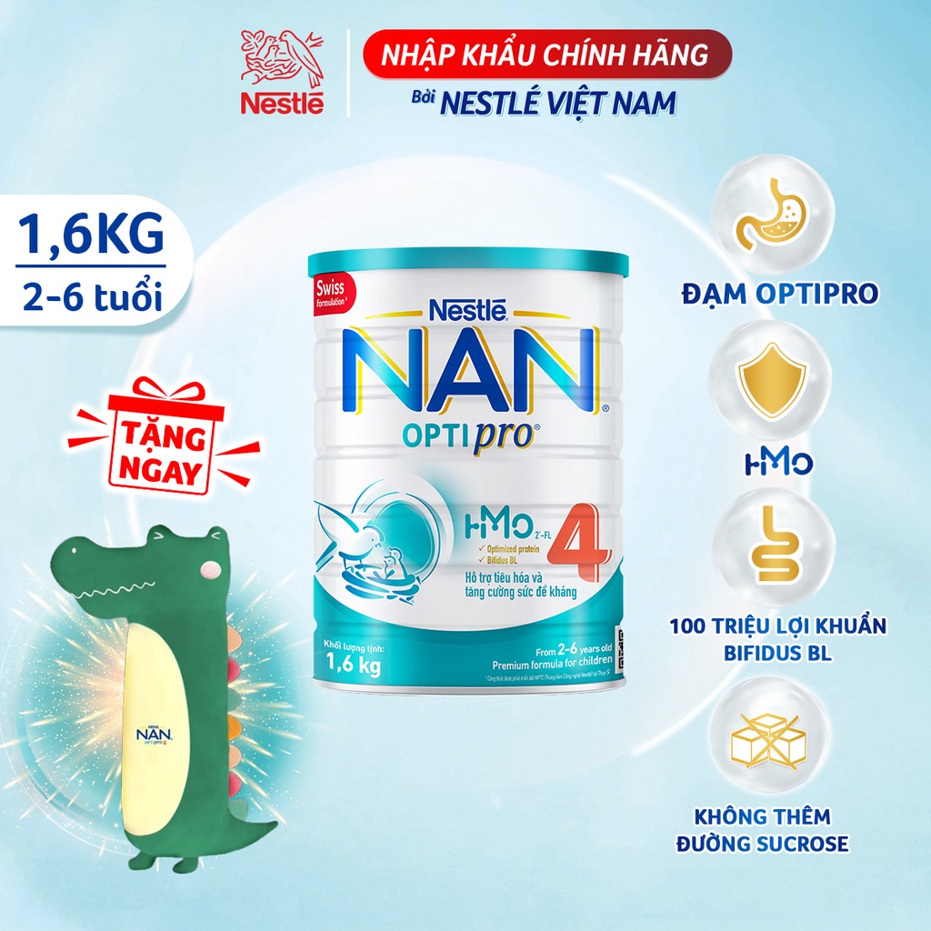 Sữa Nan Optipro Số 4 1,6 Kg (Date 2024)
