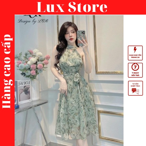 Váy Maxi, Đầm Maxi Đi Biển Dáng Dài Thiết Kế Tầng Xòe Sang Chảnh Cao Cấp Lụa LuxStore MS03