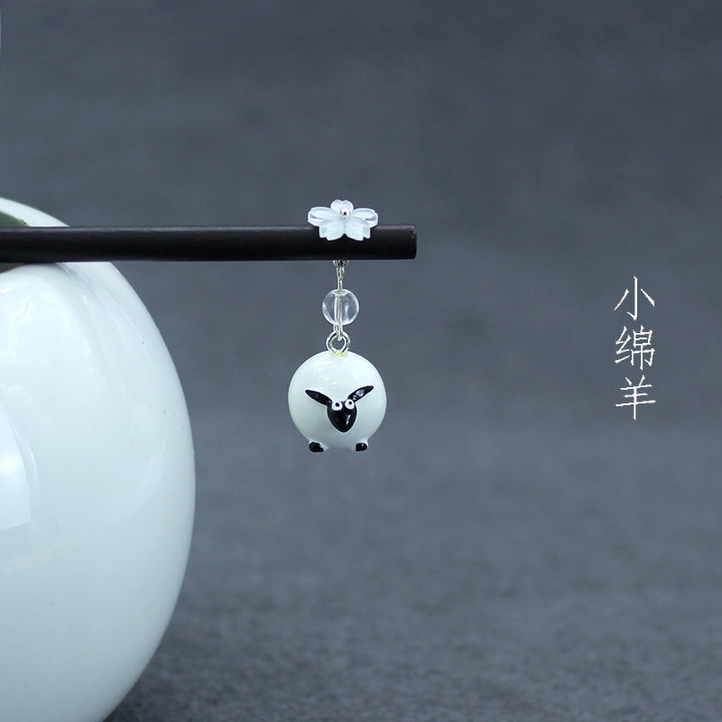 Trâm Cài Tóc Hình Thỏ Dễ Thương Cổ Điển Phong Cách Hán Phục