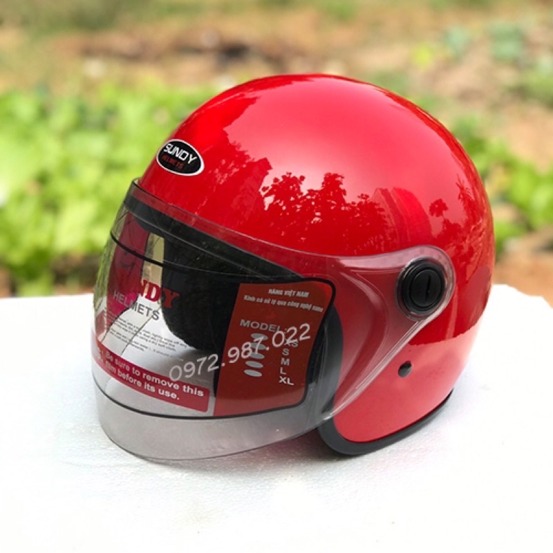 Mũ bảo hiểm nữ from nhỏ nhiều màu sắc SUNDY SD1