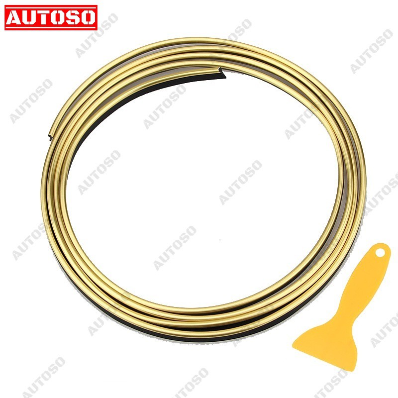 Chỉ viền trang trí nội thất xe ô tô - Bộ 5m - AUTOSO