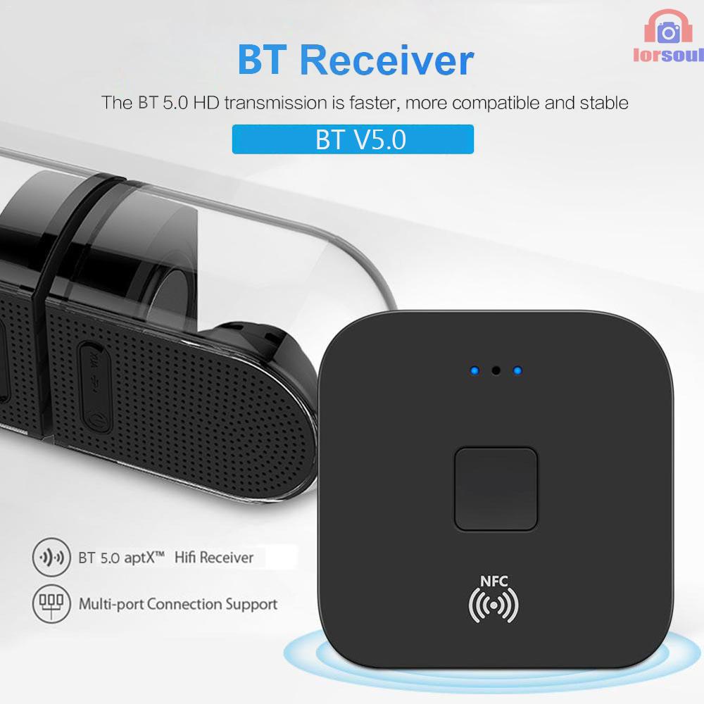 Thiết Bị Nhận Tín Hiệu Âm Thanh Wb11 Bluetooth 5.0 Apt-X Nfc Cvc6.0 Kèm Micro Aux Chuyên Dụng | BigBuy360 - bigbuy360.vn