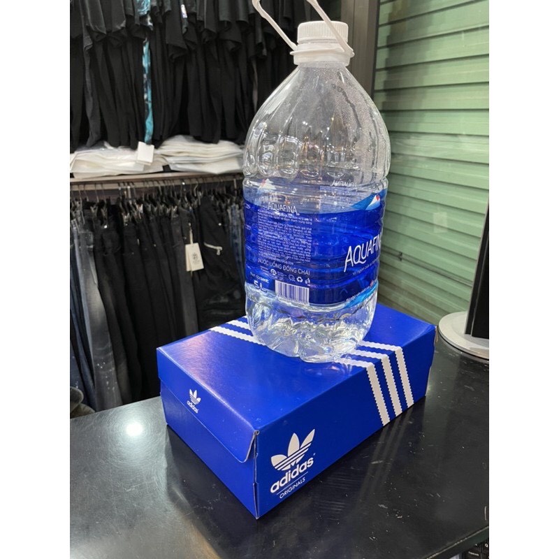 Hộp giày Adidas cao cấp siêu cứng size 30X20.5X12CM màu xanh