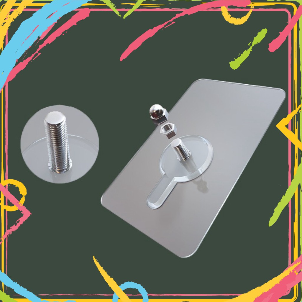 honganh JDGH Miếng Dán Tường Ốc Vít cường lực giúp gắn giá kệ không cần khoan tường 44 | BigBuy360 - bigbuy360.vn
