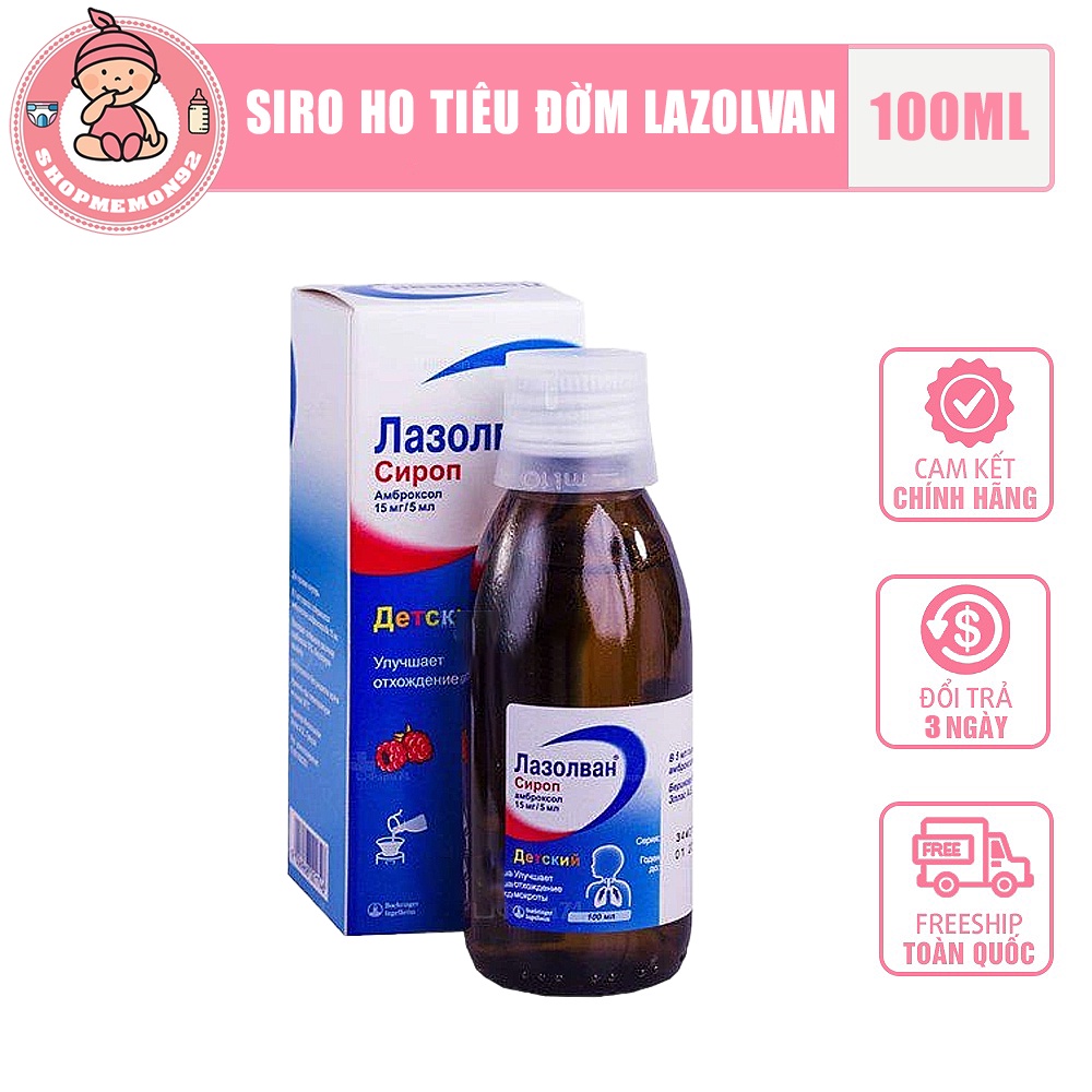 Siro ho tiêu đờm LAZOLVAN - NGA