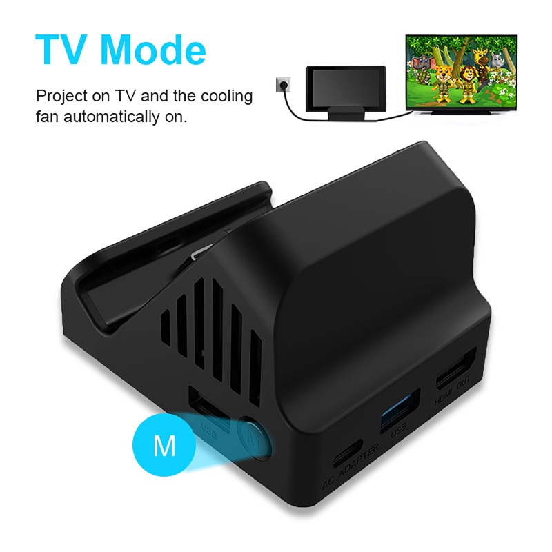 Giá Đỡ Sạc Đứng Tích Hợp Quạt Làm Mát Cho Điều Khiển Switch