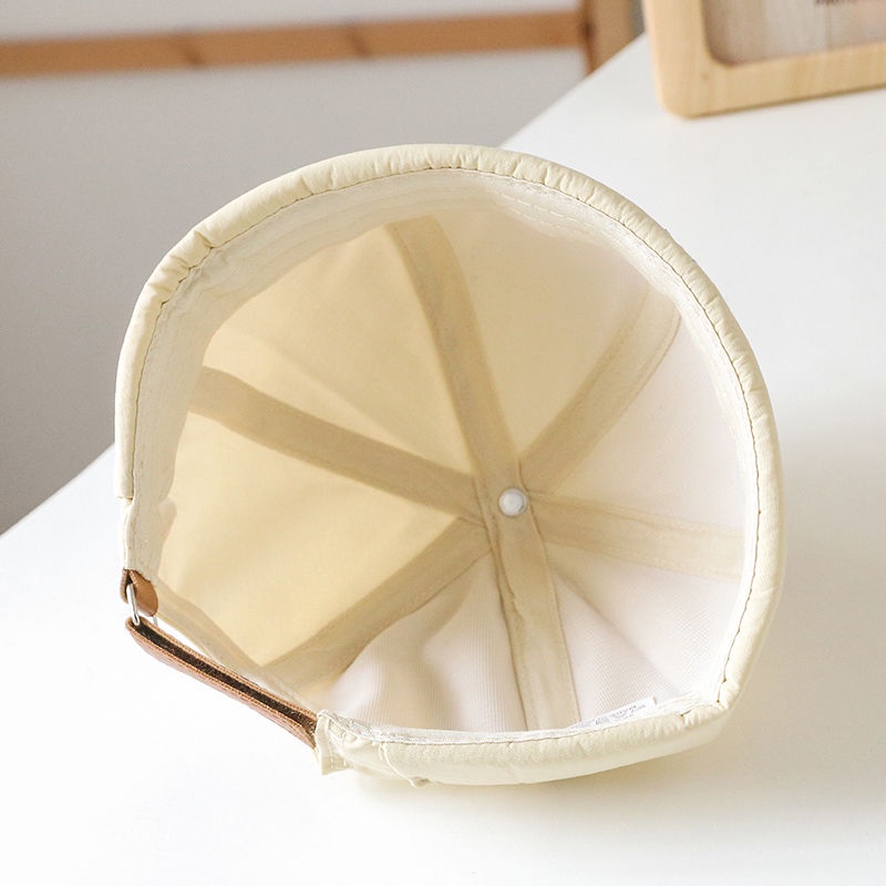 Mũ Da Họa Tiết Dưa Hấu Thời Trang Xuân Thu Cho Bé 5-24 Tháng Tuổi