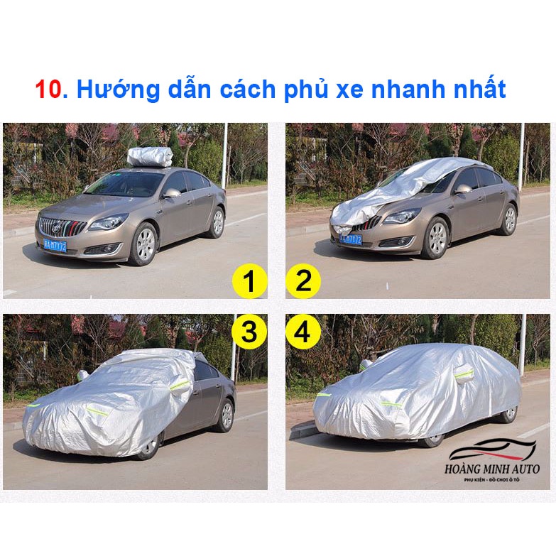 Bạt phủ xe ô tô Vải Dù 3 lớp chống nước chống nắng chống cháy cho ô tô | BigBuy360 - bigbuy360.vn